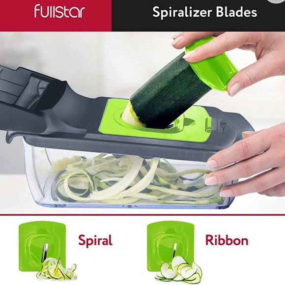 New Vegetable Chopper,Spiralizer Slicer Chopper with Container, Pro Food Chopper - Picture 9 of 16